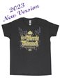 [New Version] Black / Purple Cotton 2023 Women&#39;s Merrie Monarch Official  Crew Neck T-Shirt