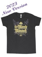 [New Version] Black / Purple Cotton 2023 Women's Merrie Monarch Official  Crew Neck T-Shirt