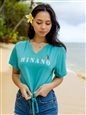 Hinano Tahiti レディースTシャツ [エラ/ティール]