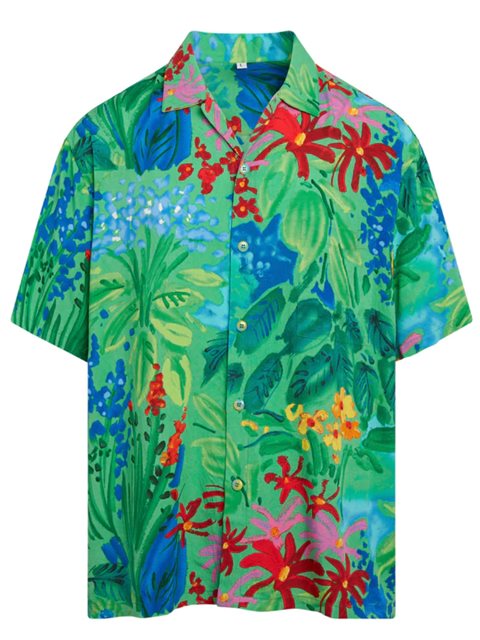 Jams World アロハシャツ 半袖　サイズS ハワイ Jams World Retro Shirt Azzurra Teal【ジャムズ ワールド