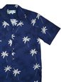 Two Palms New Palm Navy Cotton Men&#39;s Hawaiian Shirt