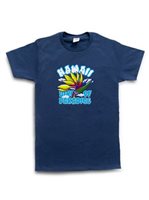 [Floral Collection] Honi Pua Sky Bird of Paradise Unisex Hawaiian T-Shirt