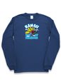 [Floral Collection] Honi Pua Sky Bird of Paradise Unisex Hawaiian Long Sleeve T-Shirt