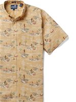 Reyn Spooner SURFER'S PARADISE SUNSET Spooner Kloth Men's Hawaiian Shirt Classic Fit