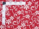 Classic Plumeria Red Poly Cotton gil-016#2