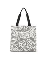 Happy Wahine TAPA GREY Insulated Lunch Bag Small