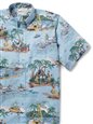 Reyn Spooner ALOHA ALIENS SKY BLUE Spooner Kloth Men&#39;s Hawaiian Shirt Classic Fit