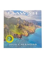 Hawaii From Above - A Bird’s Eye View 2024 Deluxe Hawaiian Wall Calendar 11"x11"