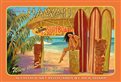 Pacifica Island Art ハワイアン ポストカード セット [リック シャープ ヴィンテージ コレクション]