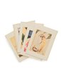 Pacifica Island Art Vintage Collection Hawaiian Premium Greeting Card (5 pack)