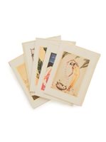 Pacifica Island Art Vintage Collection Hawaiian Premium Greeting Card (5 pack)