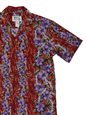 Ky&#39;s Lei of Aloha Red Cotton Poplin Men&#39;s Hawaiian Shirt