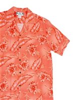 Two Palms Kailua Coral Rayon Men's Hawaiian Shirt