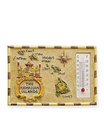 Island Heritage The Hawaiian Islands HP Polyresin Thermometer Magnet