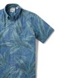 Reyn Spooner GARDEN VIEW CAPTAIN&#39;S BLUE Spooner Kloth Men&#39;s Hawaiian Shirt Classic Fit