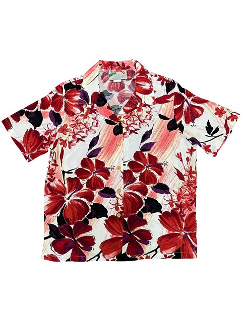 Saint laurent deals hibiscus shirt