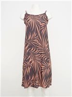 Napua Collection Honolulu Orchid Pink Rayon Summer Dress