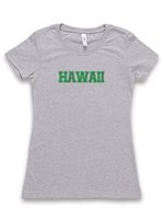 [Tribal Collection] Honi Pua Tribal Hawaii Ladies Hawaiian Crew-neck T-Shirt