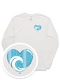 [Tribal Collection] Honi Pua Tribal Heart Wave Unisex Hawaiian Long Sleeve T-Shirt