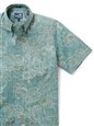 [2023 December New Arrival] Reyn Spooner MONSTERA INK SAGEBRUSH Spooner Kloth Men&#39;s Hawaiian Shirt Classic Fit