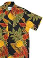[Diamond Head Sportswear collection] Paradise Found RETRO PINEAPPLE MIDNIGHT Rayon Men&#39;s Hawaiian Shirt