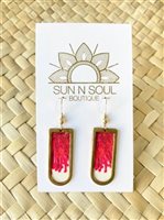 SUN N SOUL - Boutique - ファブリック ピアス [Uバー/レフア]