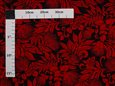 Ohia Lehua Black &amp; Red Poly Cotton LW-23-891