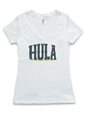 [Hula Collection] Honi Pua HULA Hawaii Vintage Ladies Hawaiian T-Shirt