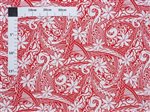 Tribal Tattoo & Tiare Red & Cream Poly Cotton LW-23-882