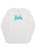 [Hula Collection] Honi Pua HULA Plumeria Unisex Hawaiian Long Sleeve T-Shirt