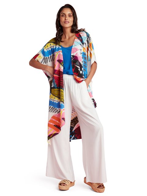 69SLAM☆HAMSA HAND OAHU SUMMER KIMONO スイムガウン アウター 69SLAM☆HAMSA HAND OAHU SUMMER KIMONO スイムガウン アウター