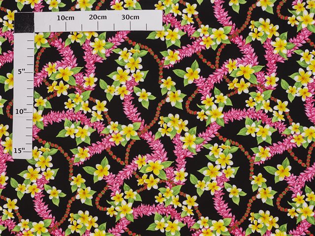 パリコレクション Plumeria Lei AlohaOutlet | ZY-22-105 Cotton Poly Black ワンピース カードゲーム