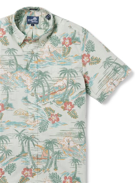 TFW49 reyn spooner シャツ　M Men's Reyn Spooner Scarlet San Francisco 49ers Kekai Button