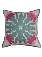 Kenui Quilts Pink Guzmania Hawaiian Quilt Pillow Cover