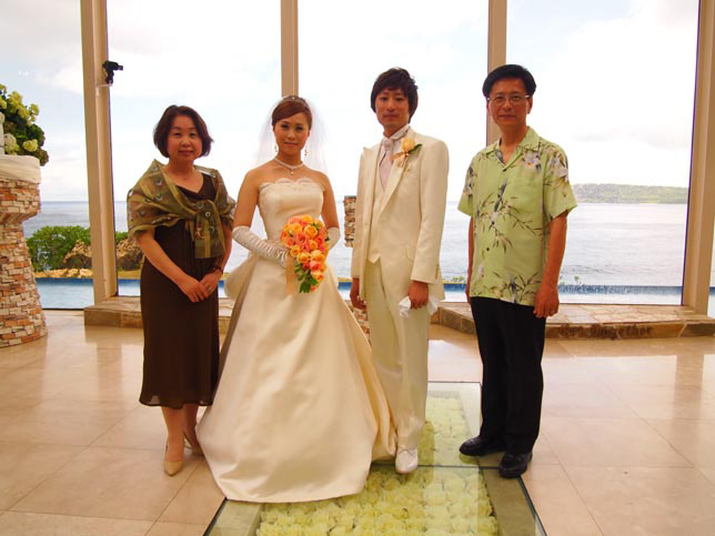 グアム結婚式写真