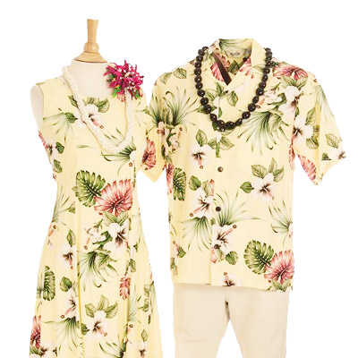 Matching Hawaiian shirts