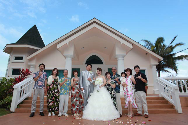 ハワイ結婚式お写真