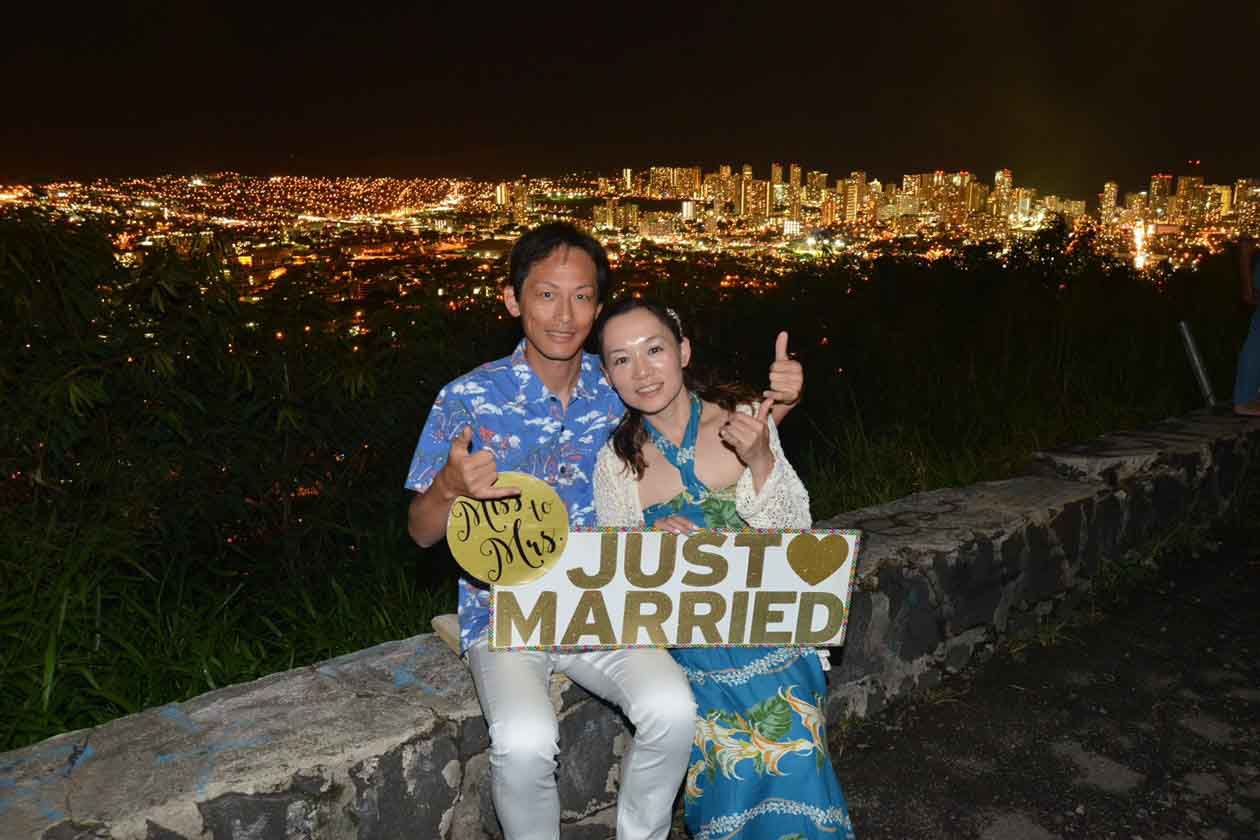 ハワイ結婚式お写真