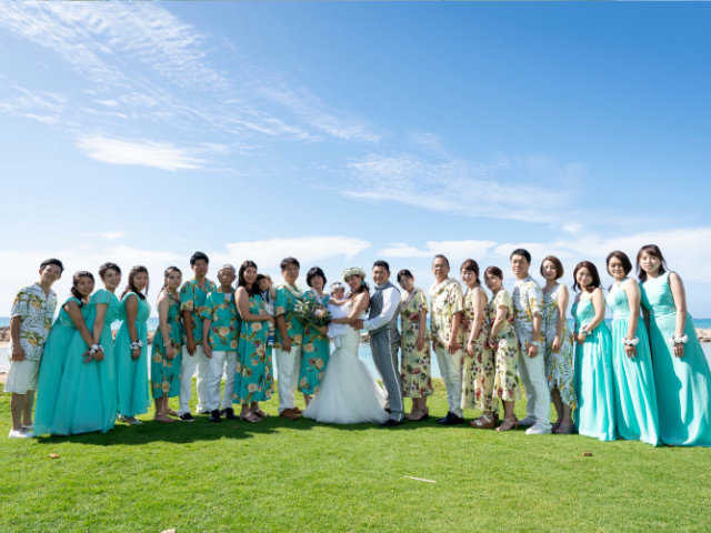 ハワイ結婚式お写真