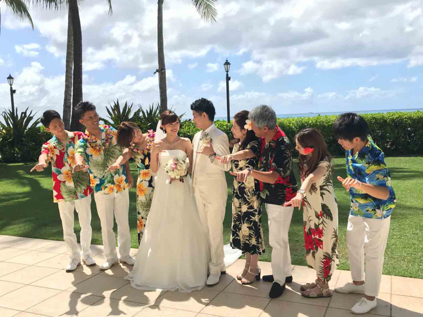 ハワイ結婚式お写真