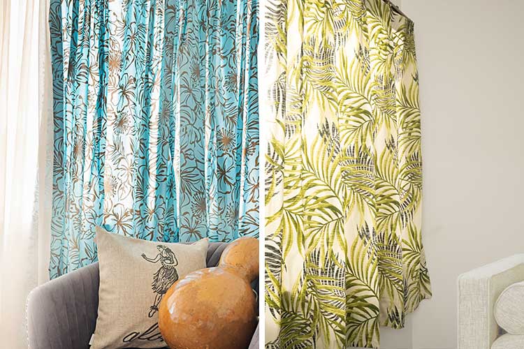 Hawaiian Curtains