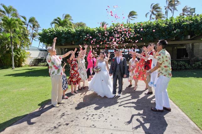 ハワイ結婚式お写真