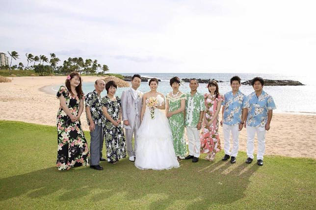 ハワイ結婚式お写真