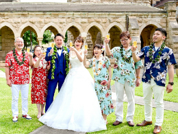 ハワイ結婚式写真